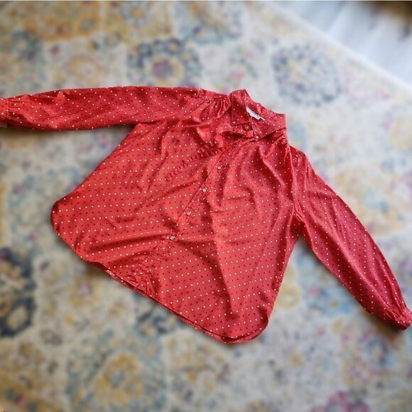 Vintage polka dot blouse - Picture 2 of 16